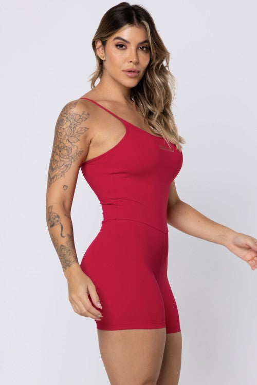 MACAQUINHO UPSIDE EM POLIAMIDA VERMELHA