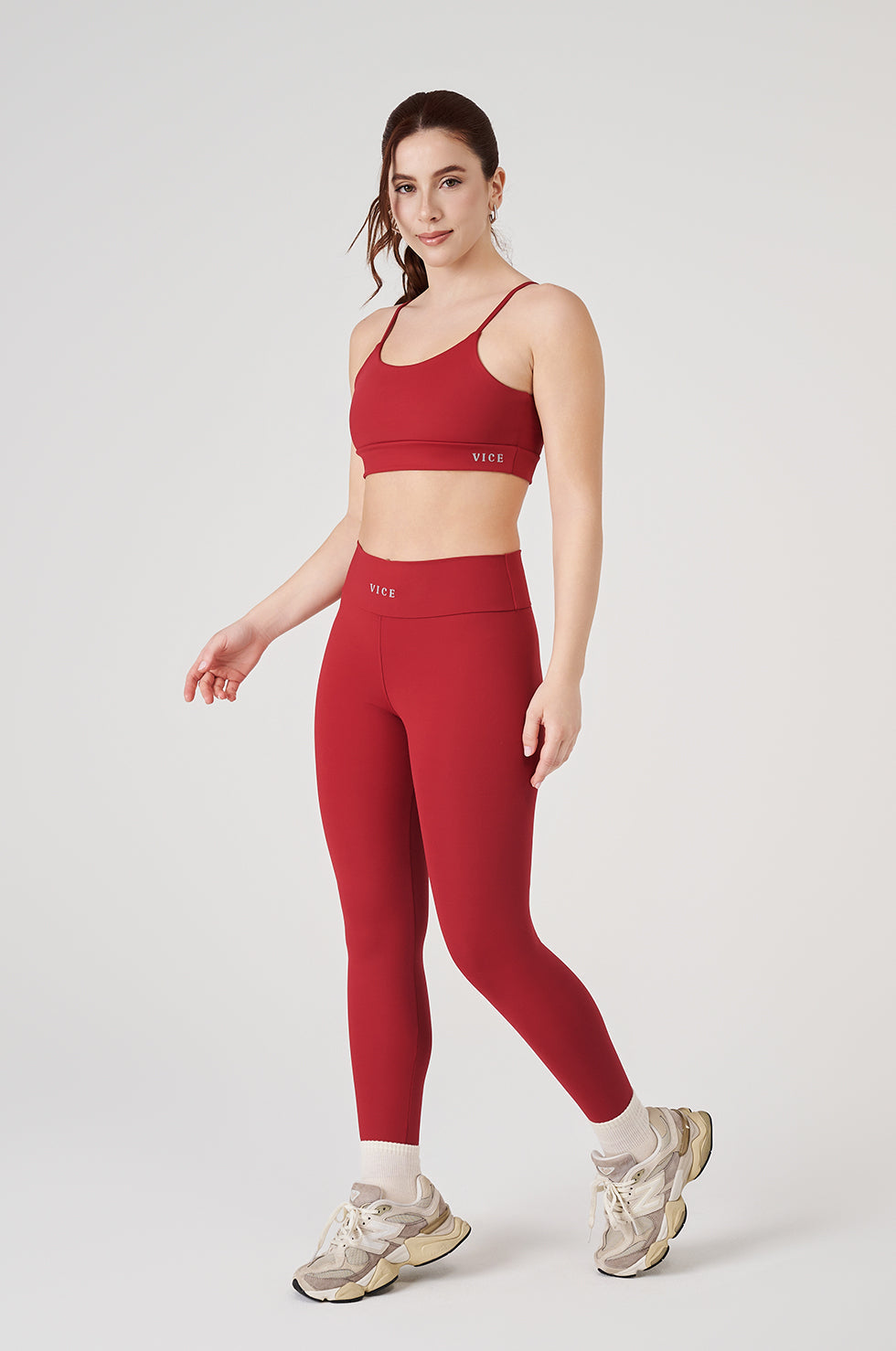 Calça Legging Vice Poliamida Elastic - Cherry