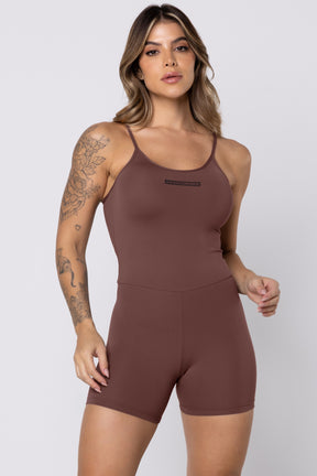 MACAQUINHO UPSIDE EM POLIAMIDA MARROM