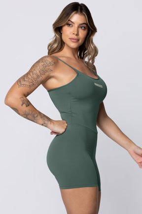 MACAQUINHO UPSIDE EM POLIAMIDA VERDE