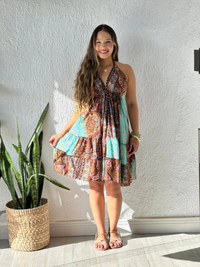 Vestido indiano ceda curto