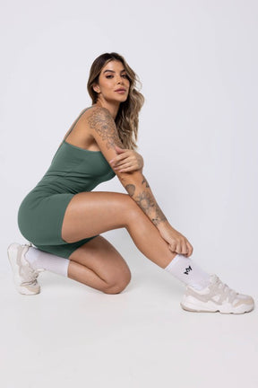 MACAQUINHO UPSIDE EM POLIAMIDA VERDE