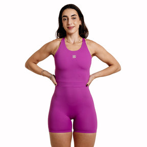 Macaquinho Lírio - Fitness Feminino - Modelo Alongado