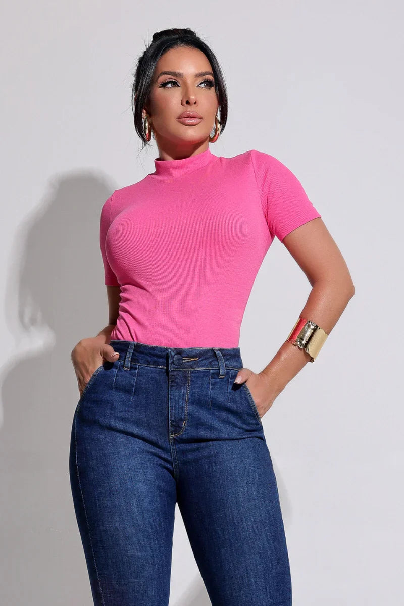 Calça Jeans Modeladora Surreal com Elastano - CH33