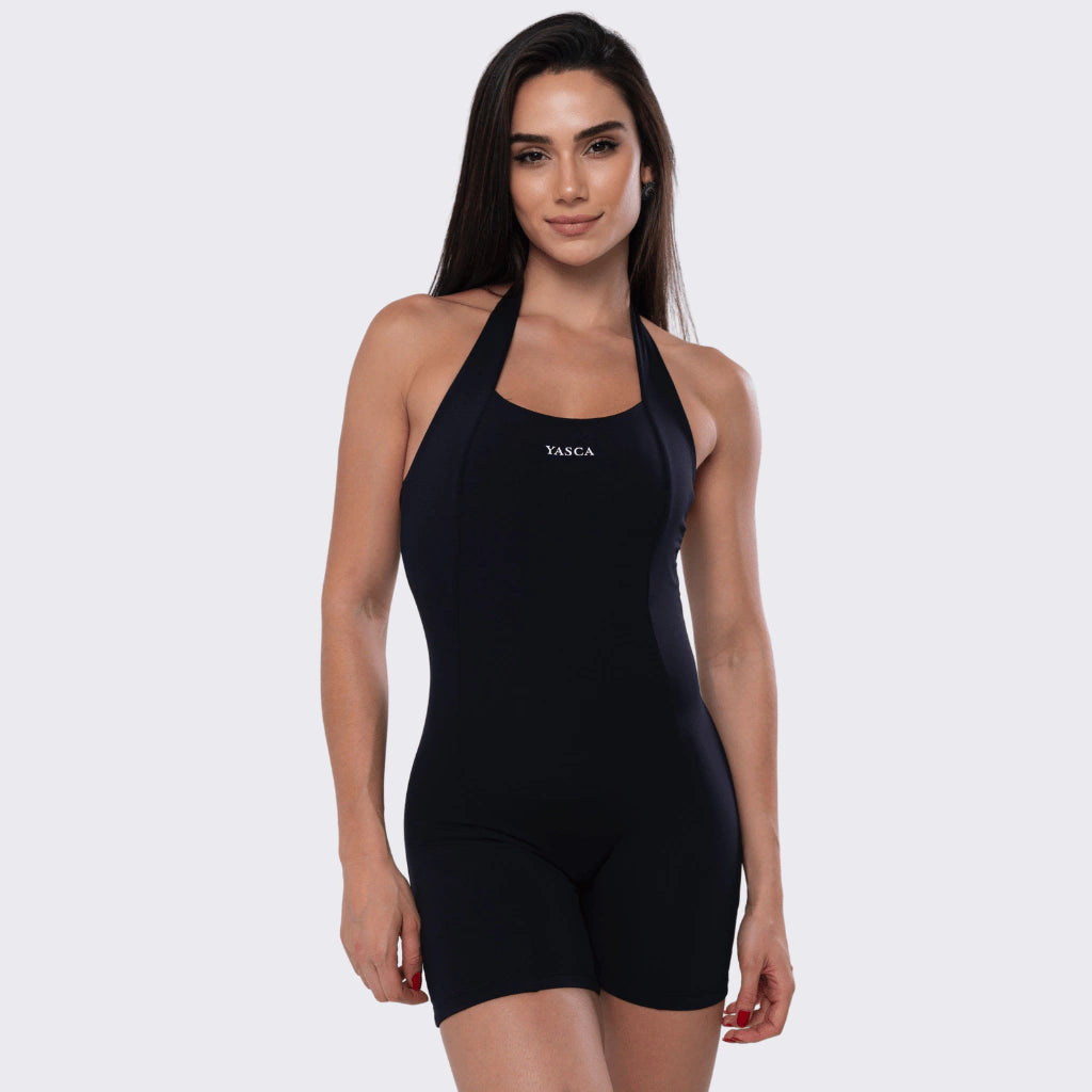 Macaquinho Fitness Feminino - Frente Unica - Poliamida