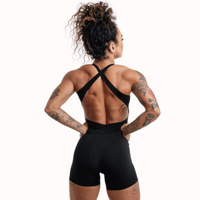 Macaquinho Lírio - Fitness Feminino - Modelo Alongado