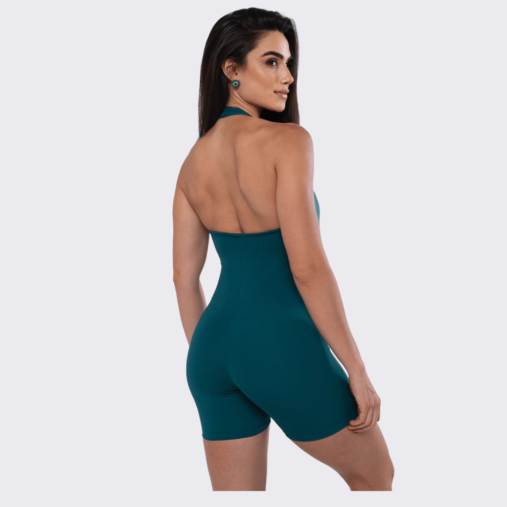 Macaquinho Fitness Feminino - Frente Unica - Poliamida