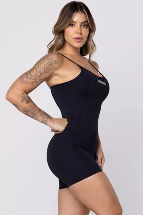 MACAQUINHO UPSIDE EM POLIAMIDA PRETA