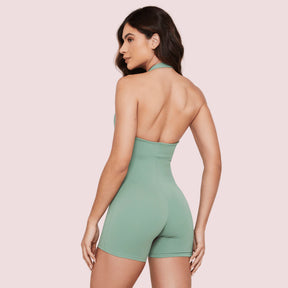 Macaquinho Fitness Feminino - Frente Unica - Poliamida