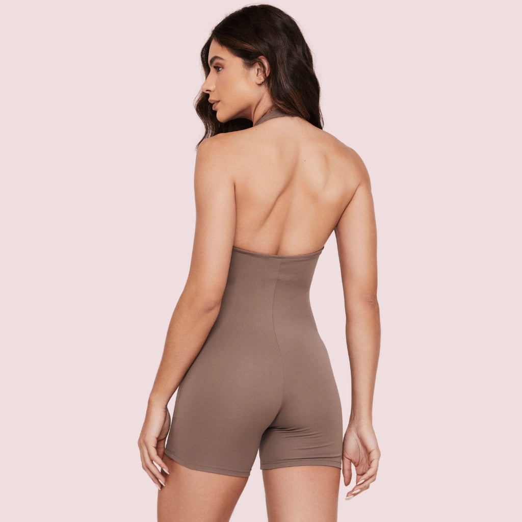 Macaquinho Fitness Feminino - Frente Unica - Poliamida