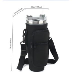 Bolsa portátil de garrafa de água, com saco de telefone celular