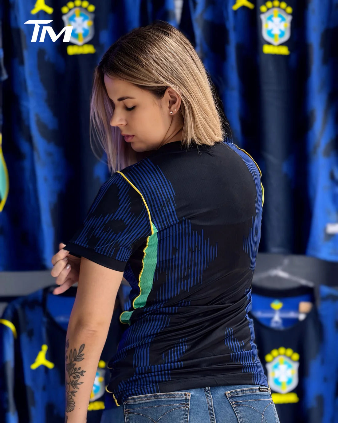 Camisa Brasil Uniforme II - Feminina