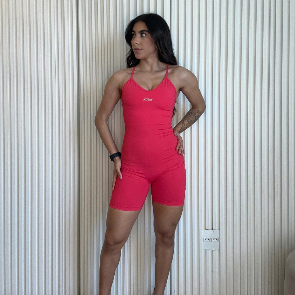 Macaquinho Fitness Feminino - Yasmin Alongado - Poliamida